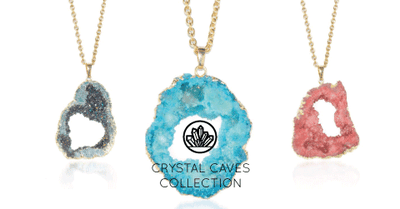 CRYSTAL CAVES DRUZY NECKLACES - NOGU.studio