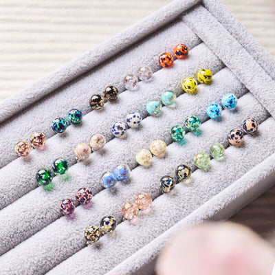 FIREFLY GLASS™ STUD EARRINGS - NOGU.studio
