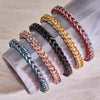 NOGU Handmade Gaia Wheat Chain Bracelets (Stainless Steel Nature Jewelry Collection)