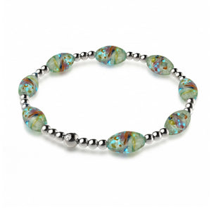 Eucalyptus | Lunar Glass Bloom Bracelet