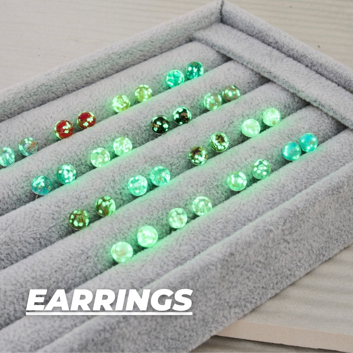 BOUCLES D'OREILLES FIREFLY GLASS™