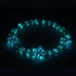 Teal Phantom | Silver | Firefly Glass Ghost Bracelet