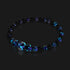 Blueberry Potion Firework Glass Cascade Bracelet
