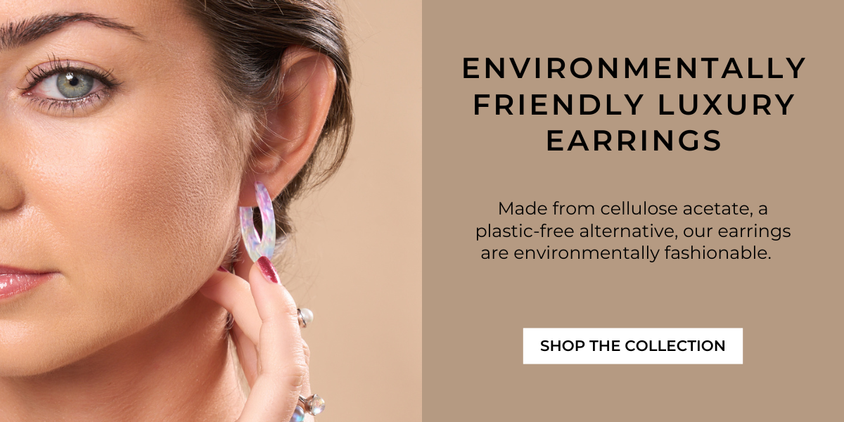 BOUCLES D'OREILLES EN ACÉTATE DE CELLULOSE