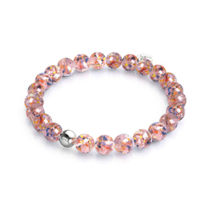 Pink Burst | Firefly Glass Confetti Bracelet