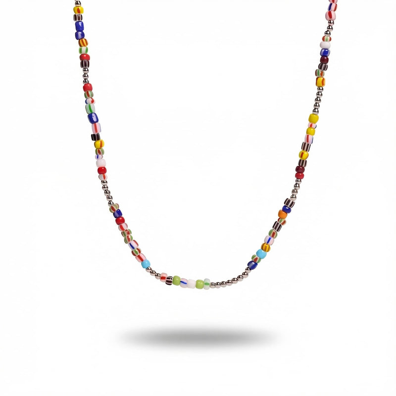 Rainbow Ceramics Necklace