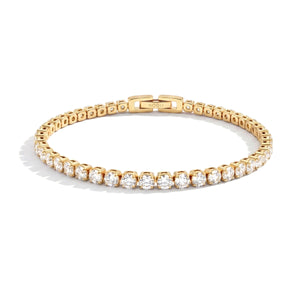 18k or x cristal | Tennis Club Bracelet