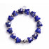 Sapphire Storm | Gem Glass Butterfly Bracelet