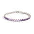 Rhodium x Violet Ombre Crystal | Tennis Club Bracelet