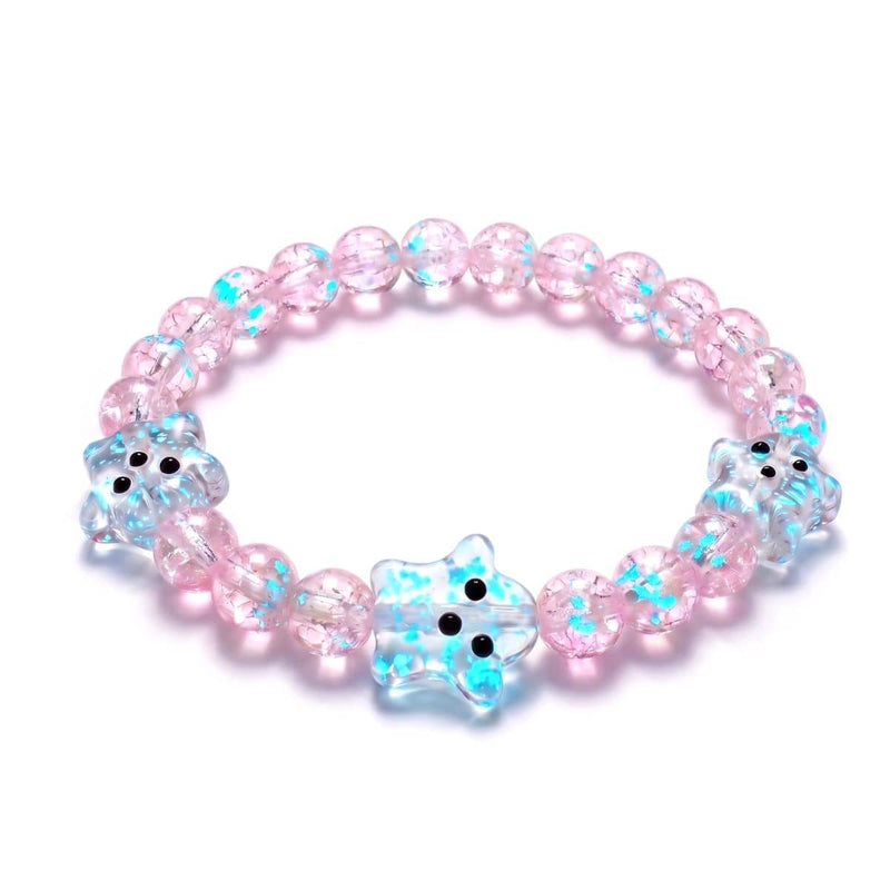 Esprit rougissant | Argent | Firefly Glass Bracelet Fantôme