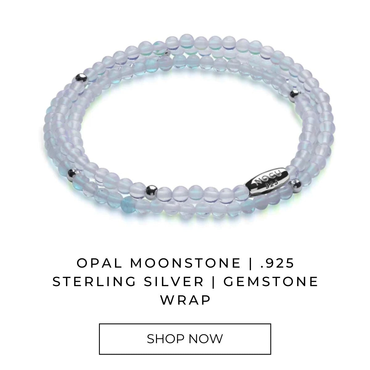 Opal Moonstone | .925 Sterling Silver | Gemstone Wrap