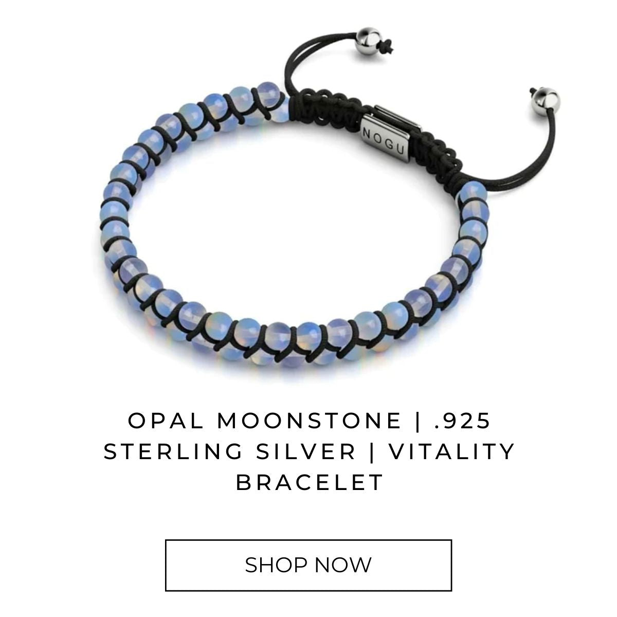 Opal Moonstone | .925 Sterling Silver | Vitality Bracelet