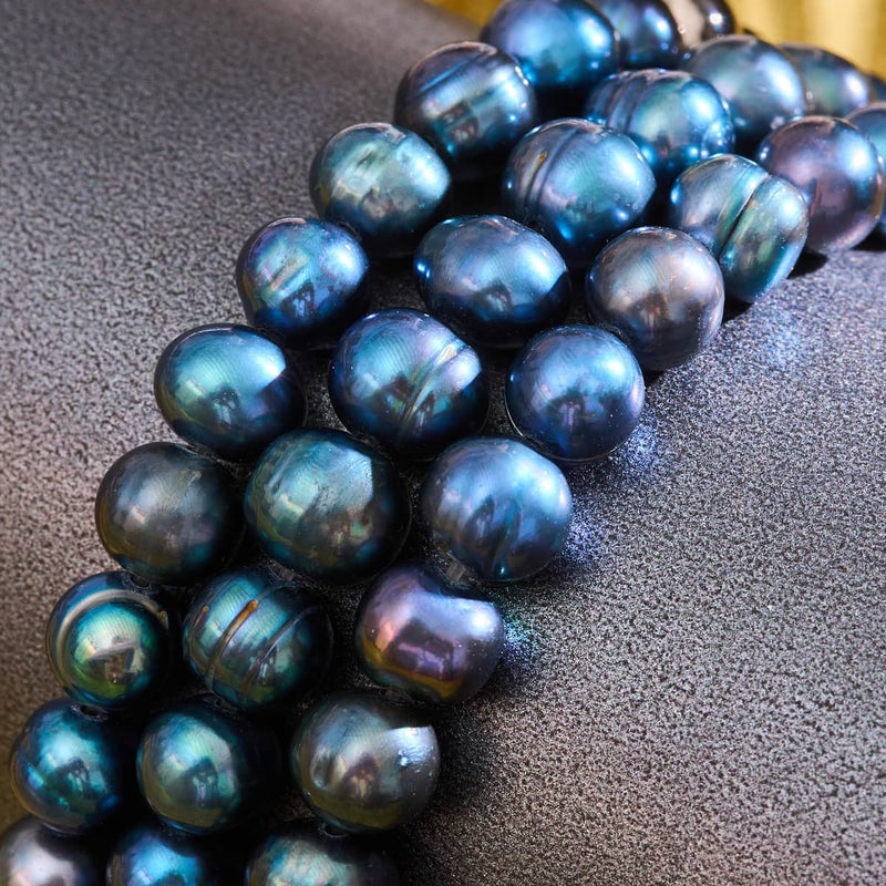 Bracelet holographique | Argent sterling 925 | Perles d'eau douce