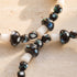 Neon Noir | .925 Argent Sterling | Bracelet Deluxe Firefly Glass Champignon