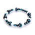 Neon Noir | .925 Argent Sterling | Bracelet Deluxe Firefly Glass Champignon