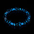 Neon Noir | .925 Argent Sterling | Bracelet Deluxe Firefly Glass Champignon