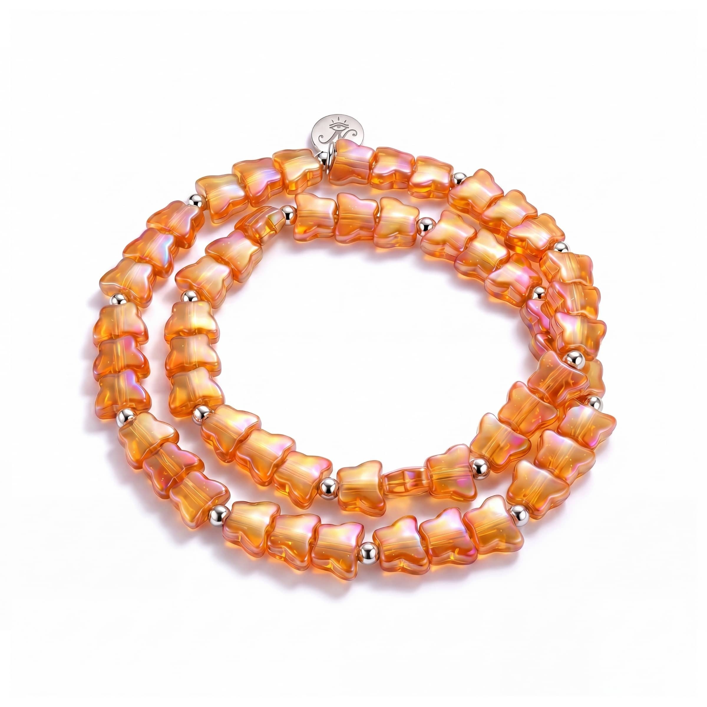 Tangerine Flutter | .925 Sterling Silver | Butterfly Wrap