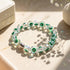 Emerald Gaze | .925 Sterling Silver | Crystal Evil Eye Bracelet