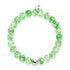 Emerald | .925 Sterling Silver | Firefly Glass Watercolor Bracelet