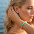 Teal Wave | Firefly Glass Tide Earrings