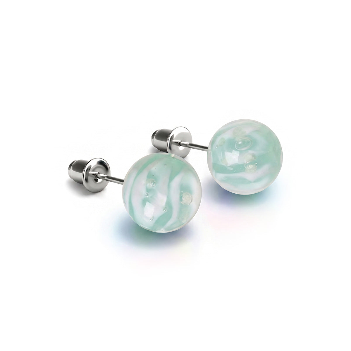 Seafoam Wave | Firefly Glass Tide Earrings