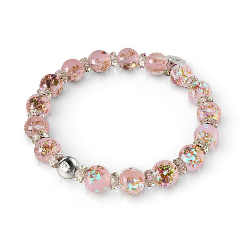 Mezzaluna | Firework Glass Crystal Moon Bracelet 2-Set
