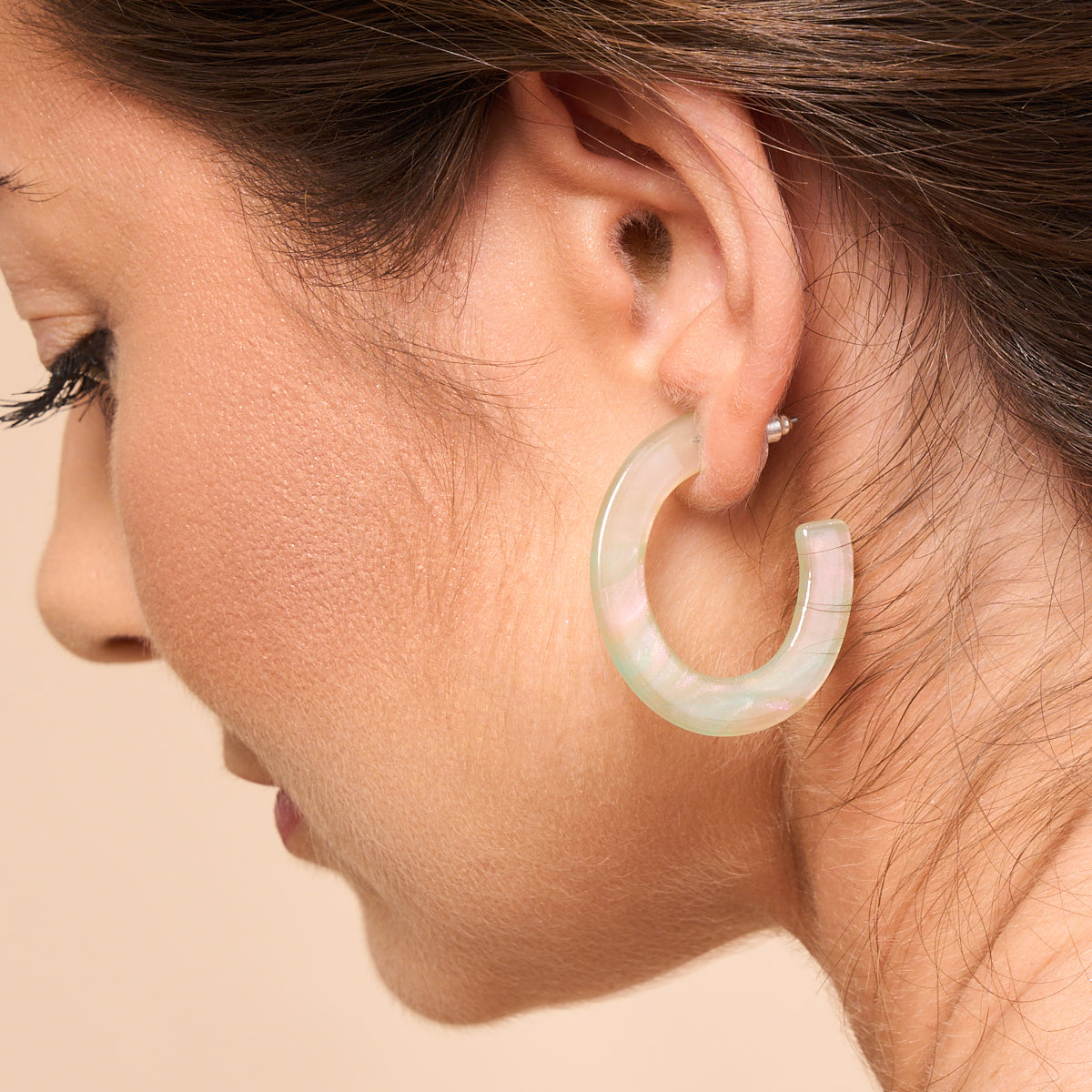 BOUCLES D'OREILLES EN ACÉTATE DE CELLULOSE