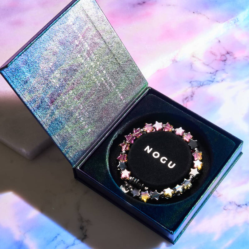 Midnight Borealis | Argent sterling 925 | Enveloppe étoilée