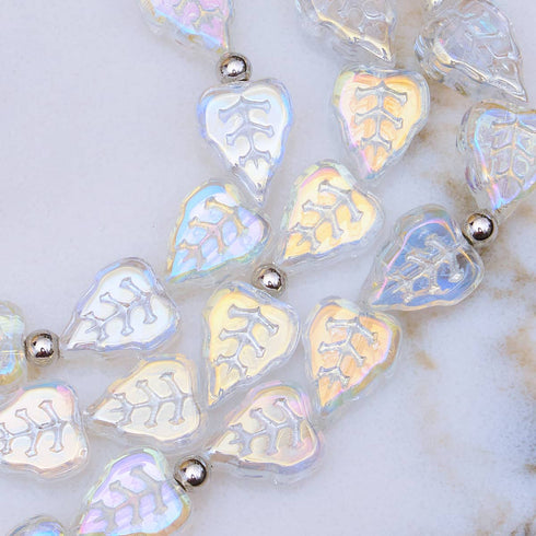 Ice Petals | .925 Sterling Silver | Leaf Wrap