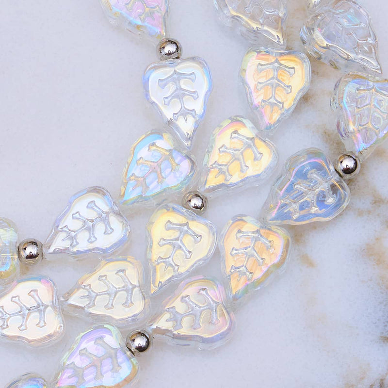 Pétales de glace | Argent sterling 925 | Feuille enroulée