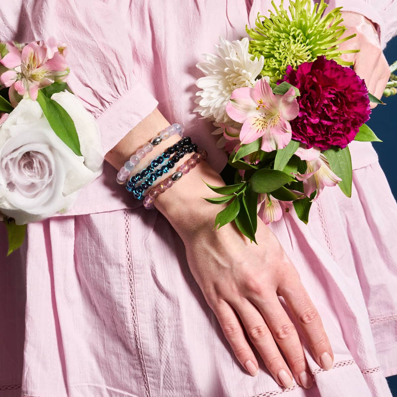 Noir absolu | Argent sterling 925 | Verre Firefly Wrap