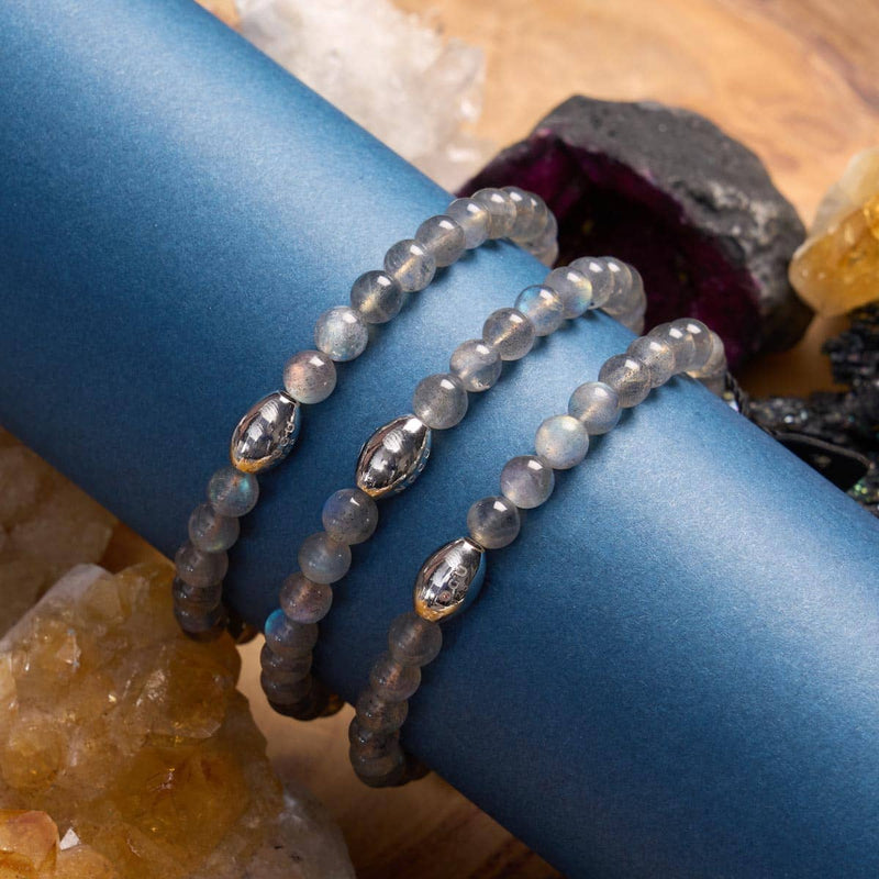 Labradorite AAA | Argent sterling 925 | Bracelet en pierres précieuses
