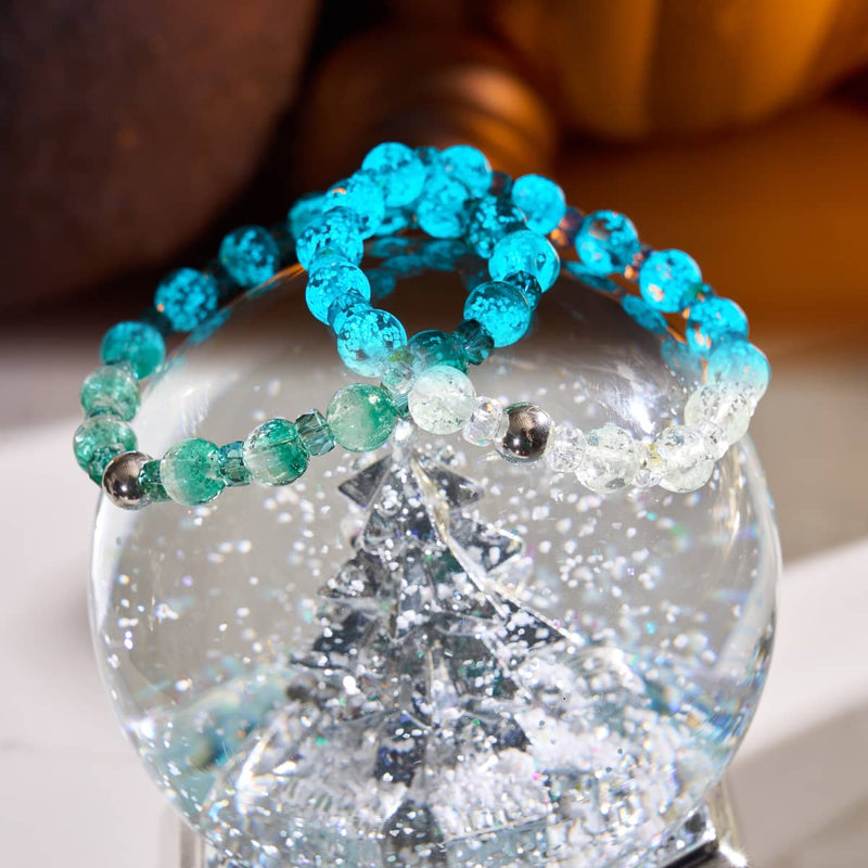 Whiteout | Firefly Glass Snow Globe Bracelet
