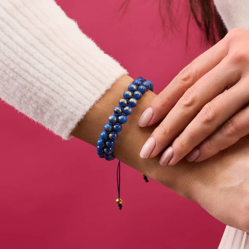 Raisin Concord | Or 18 carats x Jade | Bracelet Vitalité