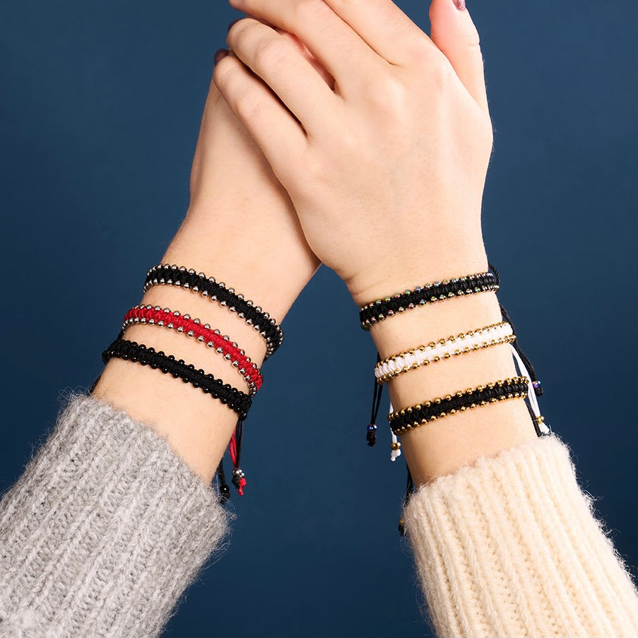 BRACELETS À POIS DE L'AMITIÉ