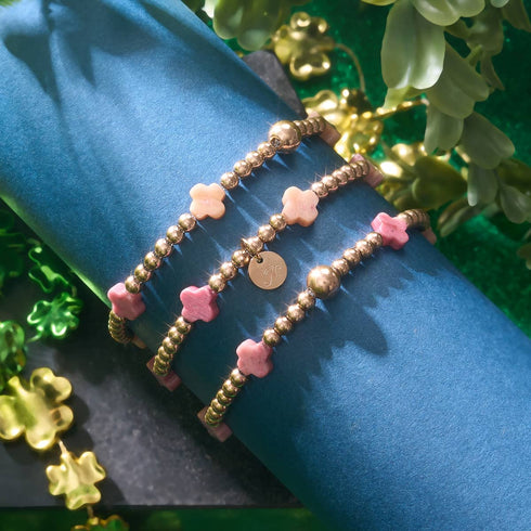 Shamrock Blossom | Rose Gold | Clover Essence Bracelet