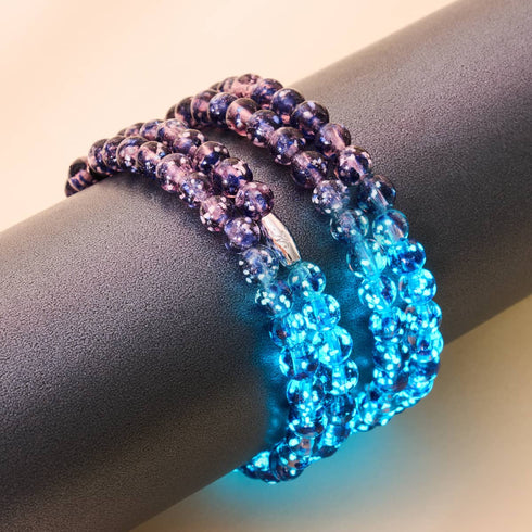 Élixir violet | Argent sterling 925 | Enveloppe en verre Firefly