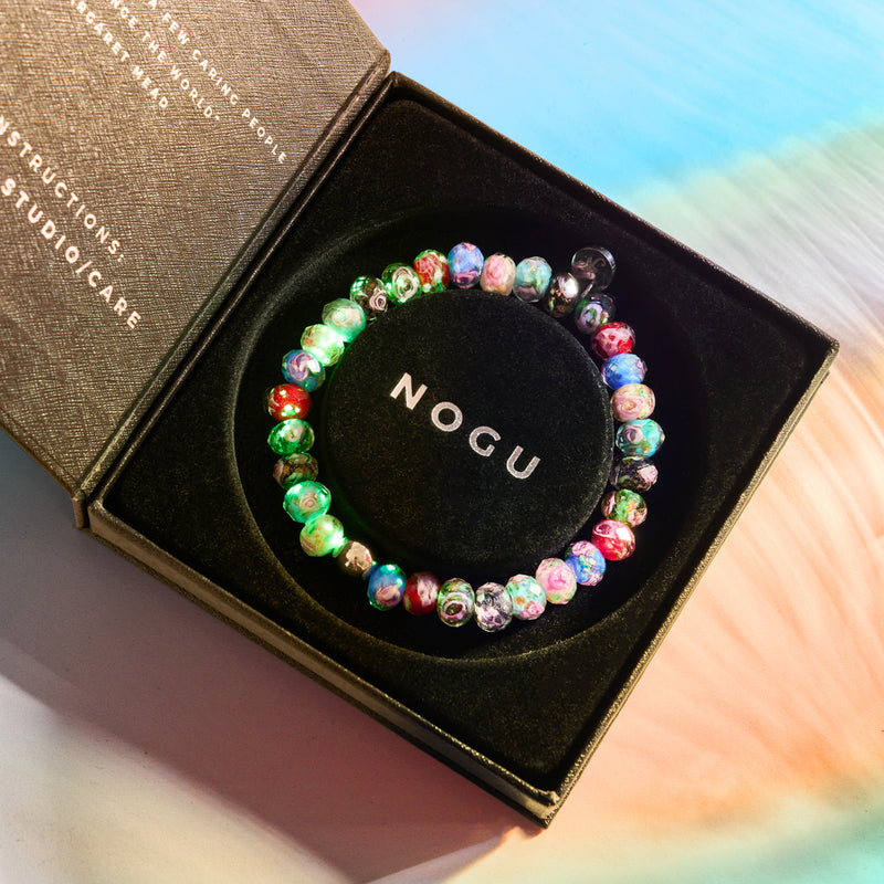 Fleurs sauvages | Bracelet en diamants en verre Firefly