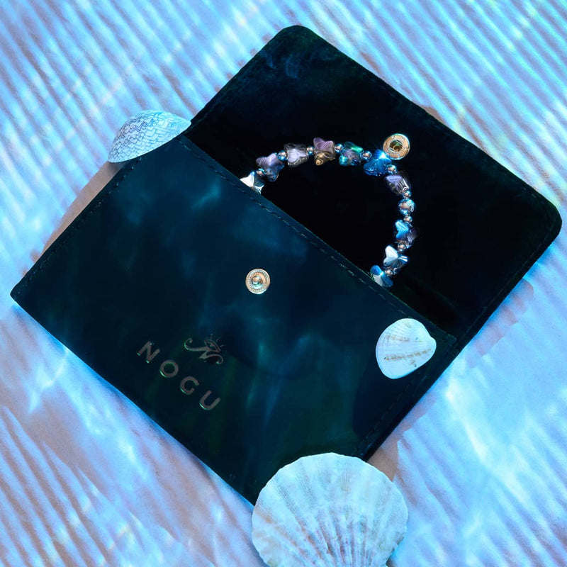 Mer Égée | Argent | Bracelet Papillon Bleu Mystique