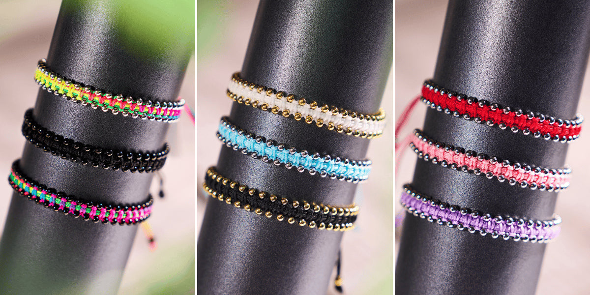 BRACELETS À POIS DE L'AMITIÉ