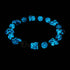 Veloura | Firefly Glass Butterfly Bracelet & Hammered Silver Bracelet