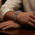 Lilas | Argent sterling .925 | Bracelet Verre Luciole