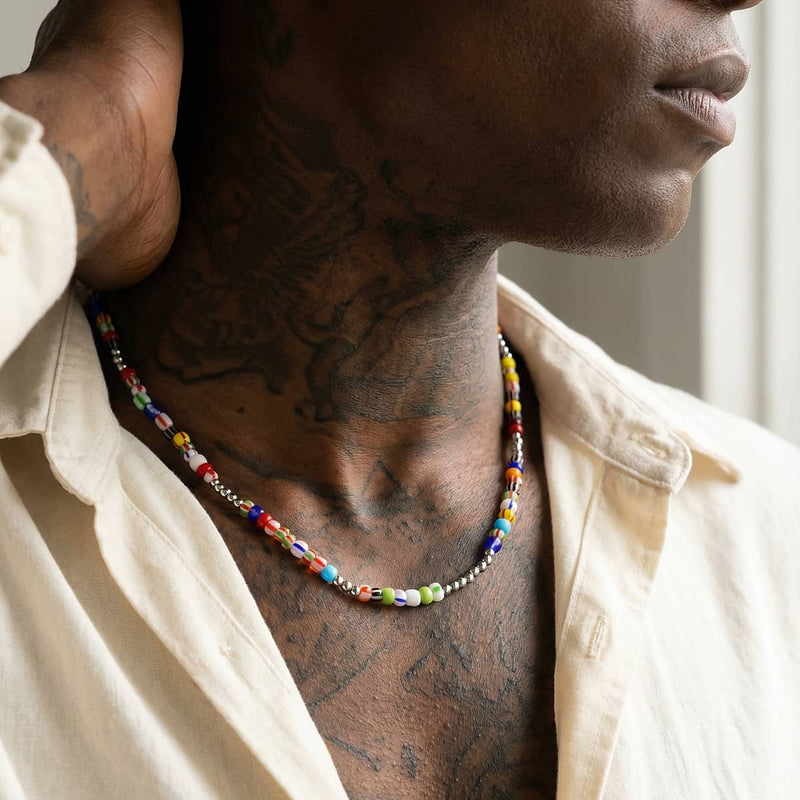 Rainbow Ceramics Necklace