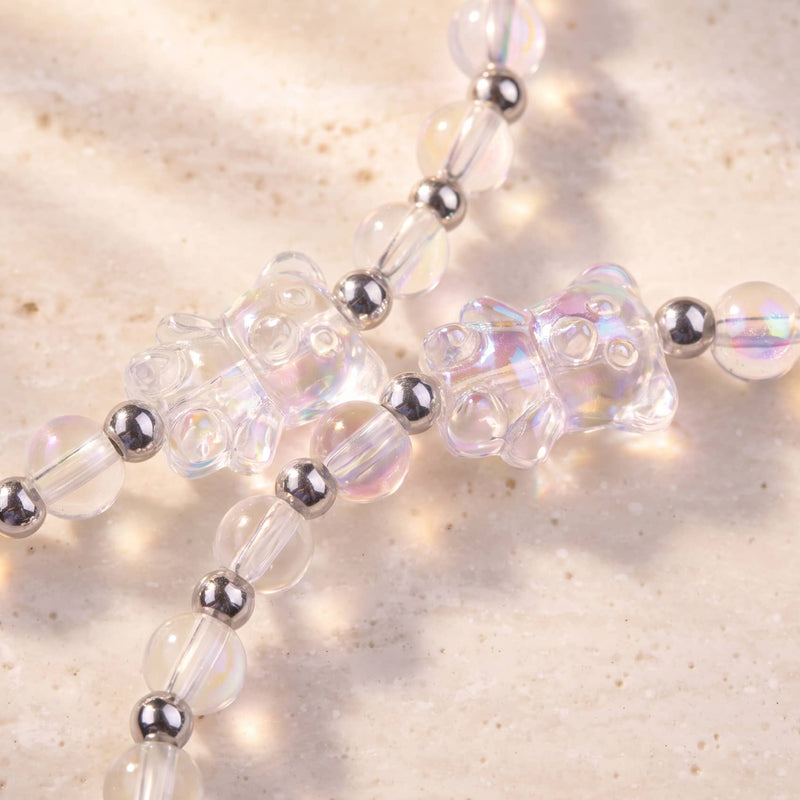 Cristal Licorne | Argent | Bracelet Ours Scintillant