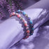 Amara Bloom Enamel x Silver Bracelet 2 Set