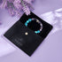 Veloura | Firefly Glass Butterfly Bracelet & Hammered Silver Bracelet
