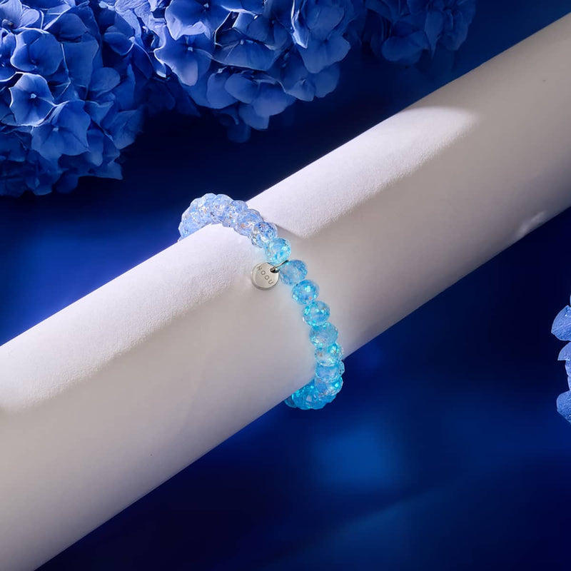 Sapphire Cloud | Firefly Glass Diamonds Bracelet
