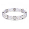 Rainbow White Mermaid Glass x White Luminous Enamel | Smile Bracelet