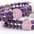 Amethyst x Lilac Luminous Enamel | Smile Bracelet