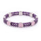 Amethyst x Lilac Luminous Enamel | Smile Bracelet